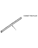 Cabinet trim filler