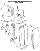 Bag housing and handle