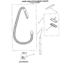 Kenmore 1163238290 hose and attachment diagram