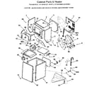 Kenmore 41799160820 cabinet and heater diagram