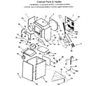 Kenmore 41799165820 cabinet and heater diagram