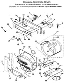 Console controls, drum