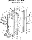 Refrigerator door
