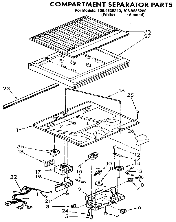 Compartment separator