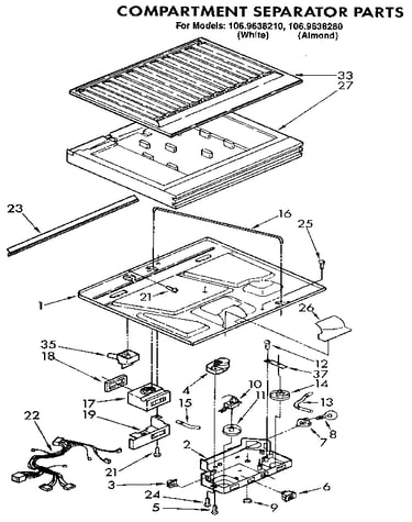 Compartment separator