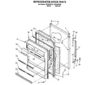Kenmore 1069638280 refrigerator door diagram