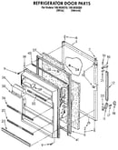 Refrigerator door