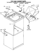 Top and cabinet