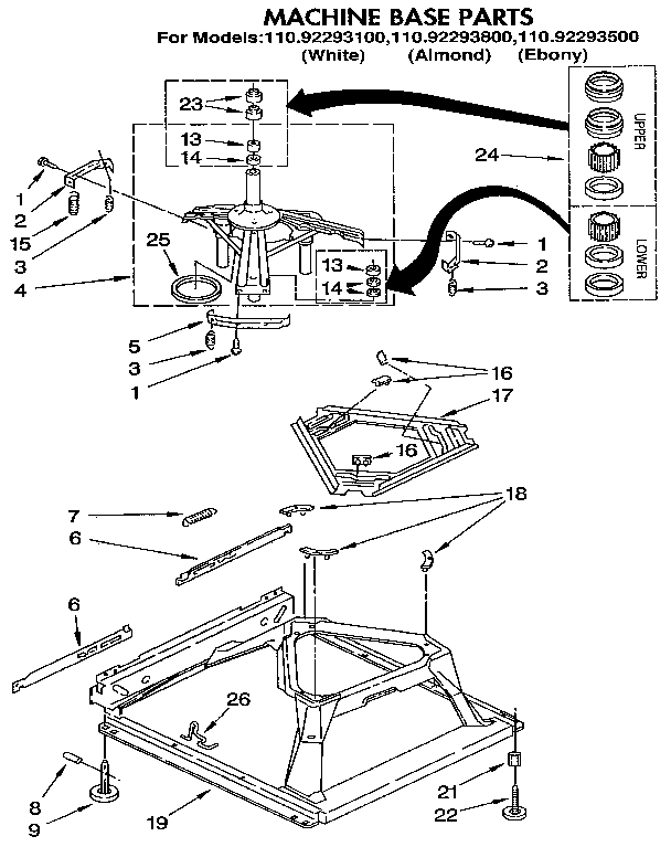 Machine base