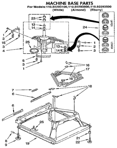 Machine base