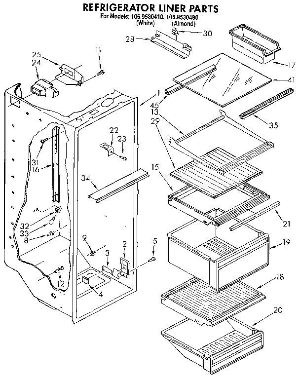 REFRIGERATOR LINER