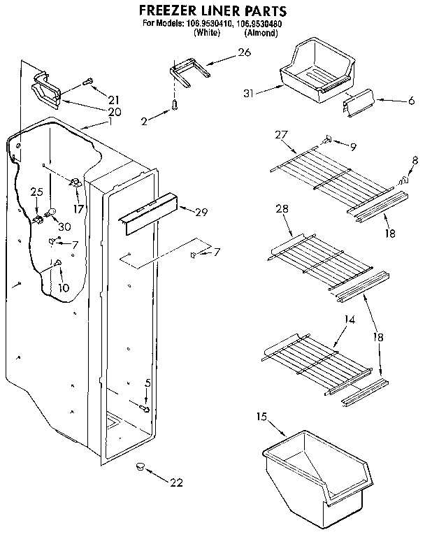 FREEZER LINER