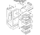 Kenmore 1069432480 refrigerator liner diagram