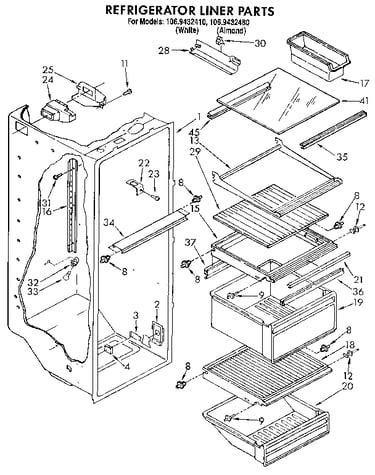 Refrigerator liner