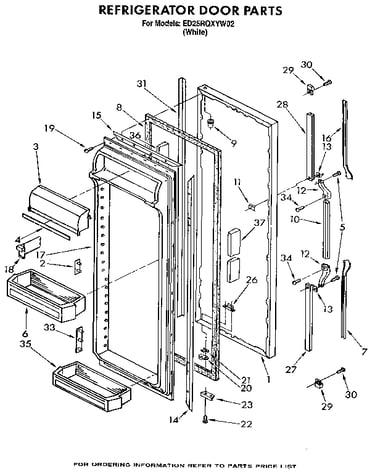 Refrigerator door