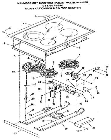 Main top section