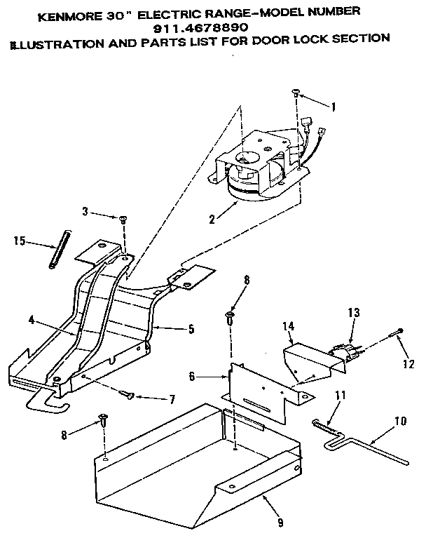 Door lock section