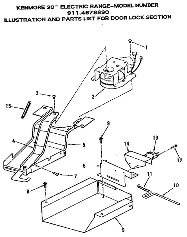 Door lock section
