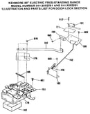 Door lock section