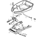 Craftsman 225587494 lower cover and support plate diagram