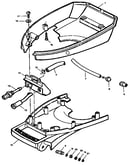 Lower cover and support plate