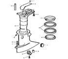 Craftsman 225587494 motor leg diagram