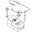 Craftsman 225587494 fuel tank and line diagram