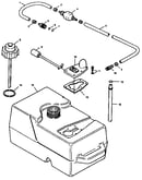 Fuel tank and line