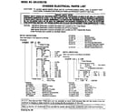 LXI 56442803190 chassis electrical parts list diagram