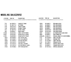 LXI 56443218192 chassis electrical parts list diagram