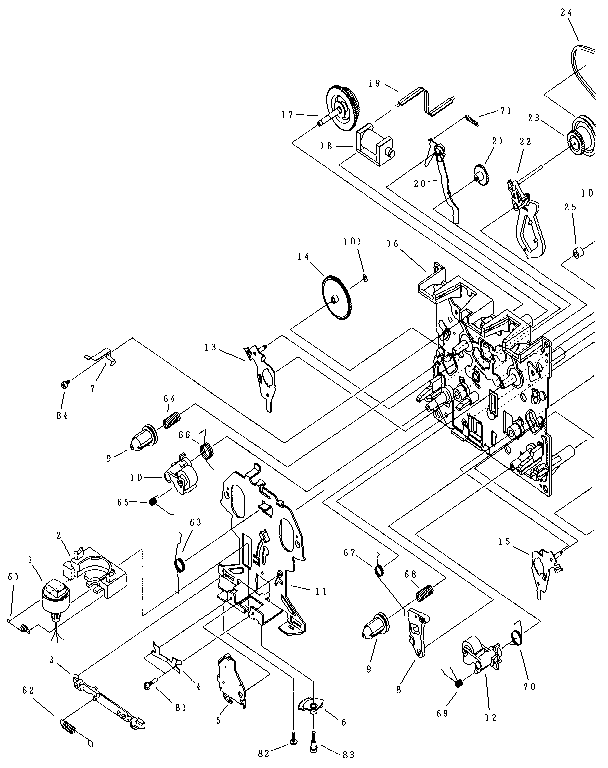 MECHANISM UNIT (DECK I)