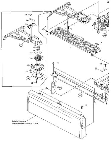Top view section