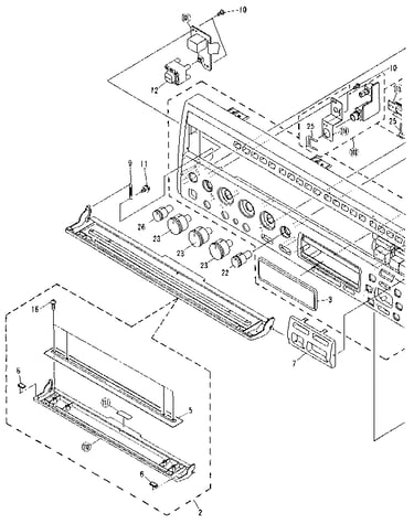 Front panel section