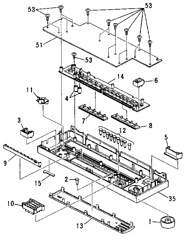 Front panel section