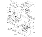 Fisher PH-D5500 cabinet exploded view (1) diagram