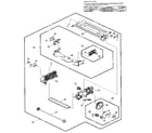 Magnavox VC4310AT01 cassette up mechanism section diagram
