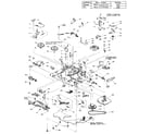 Magnavox VR9040AT01 mechanism section diagram