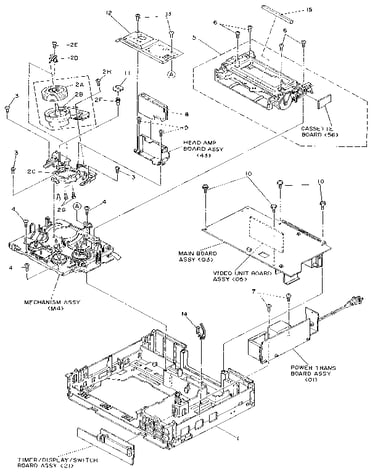 Chassis & cylinder section