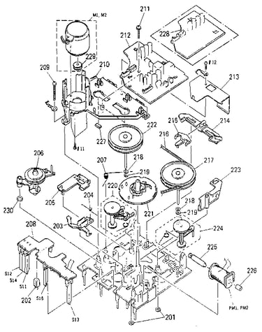 Mechanism deck section (2)