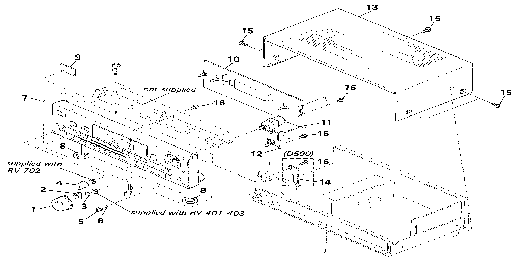 Front panel section