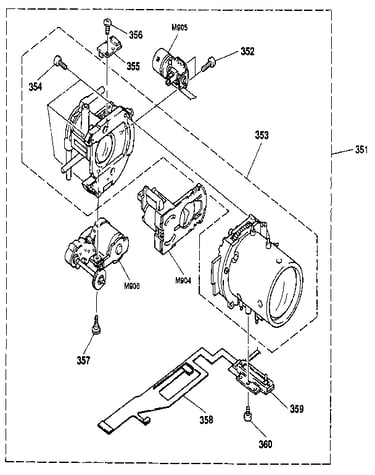 Zoom lens assembly (vcl-6110wb)