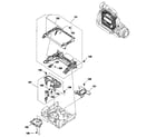 Sony CCD-FX511 cassette compartment assembly diagram
