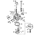 Craftsman 143436042 carburetor no. 632650 diagram