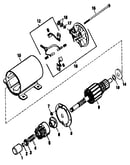 Starter motor no. 35763a