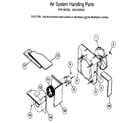Kenmore 2539720840 air system handling diagram
