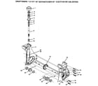Craftsman 536297030 tine shaft and gear assembly diagram