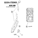 Regina S800 upholstery nozzle assembly diagram