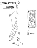 Upholstery nozzle assembly