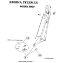 Regina S800 main frame assembly diagram