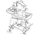 Craftsman 502255050 mower housing suspension diagram
